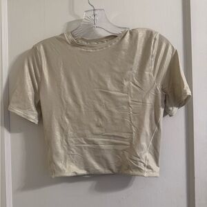 Wundermost Lulu Crop Top in gold